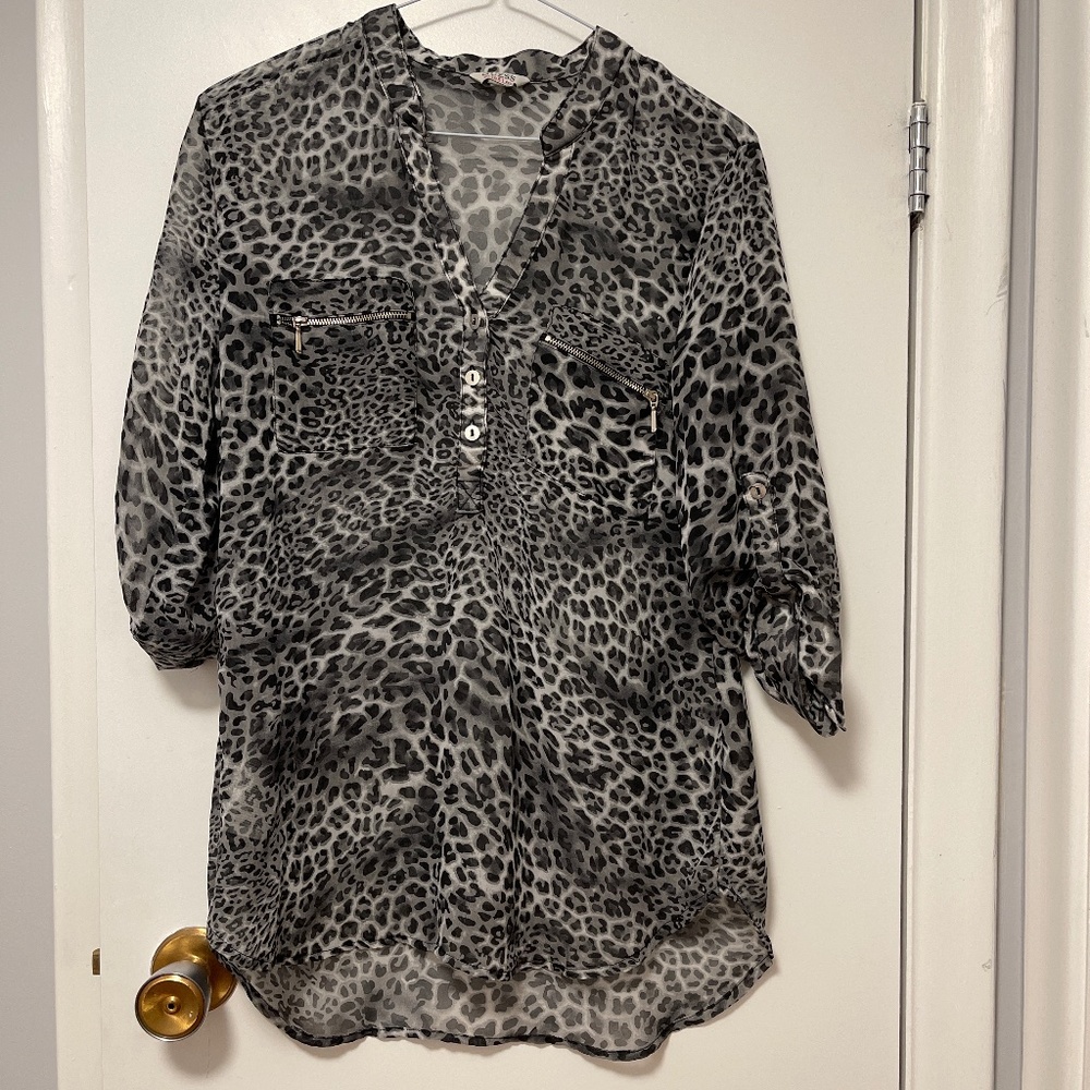 Leopard print  blouse